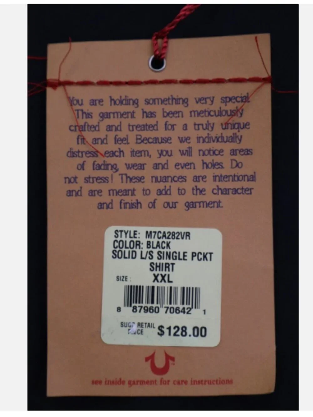 True Religion new tags